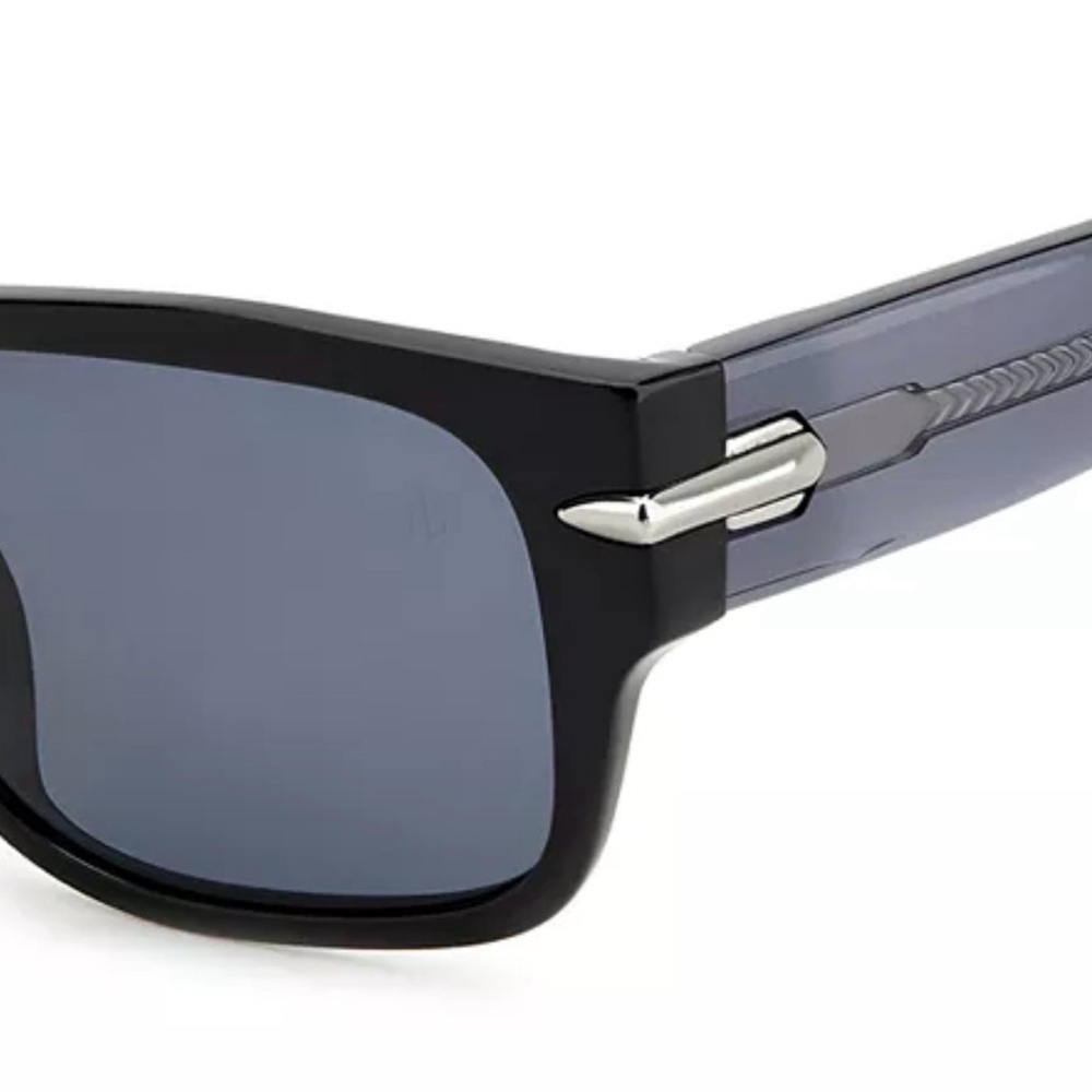Rag & bone 55mm Rectangular Sunglasses black with… - image 3